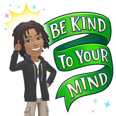 Young adult Ree beside the words Be Kind to Your Mind