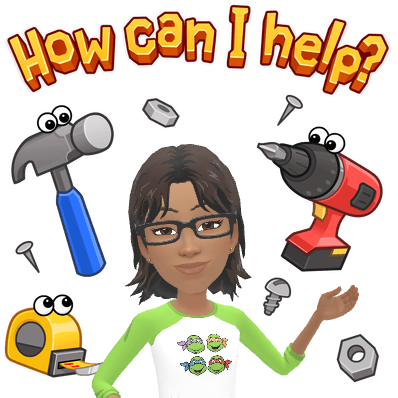 Ree carrying tools beneath the words How Can I Help