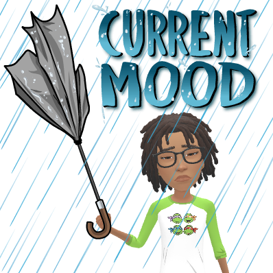 A displeased Ree beneath the words Current Mood