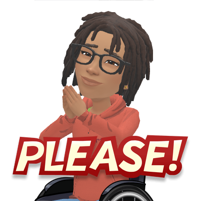 Ree pleading beneath the word Please