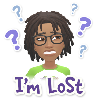 A sad Ree beneath the word Lost